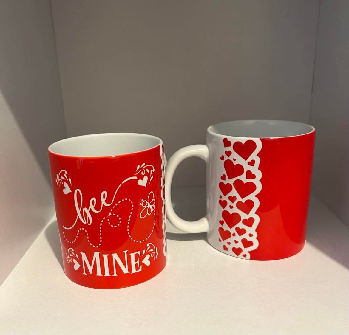 Magic Sublimation Mugs are black to begin with, once hot water is added it reveals a special message.
Contact us to find out more.
We also sell standard mugs.