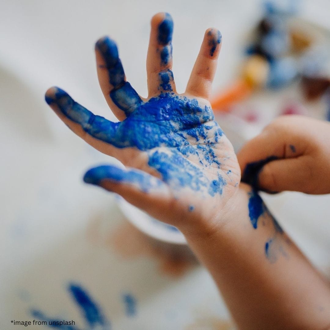 These are great for sensory play! Let your little ones create their own masterpiece!