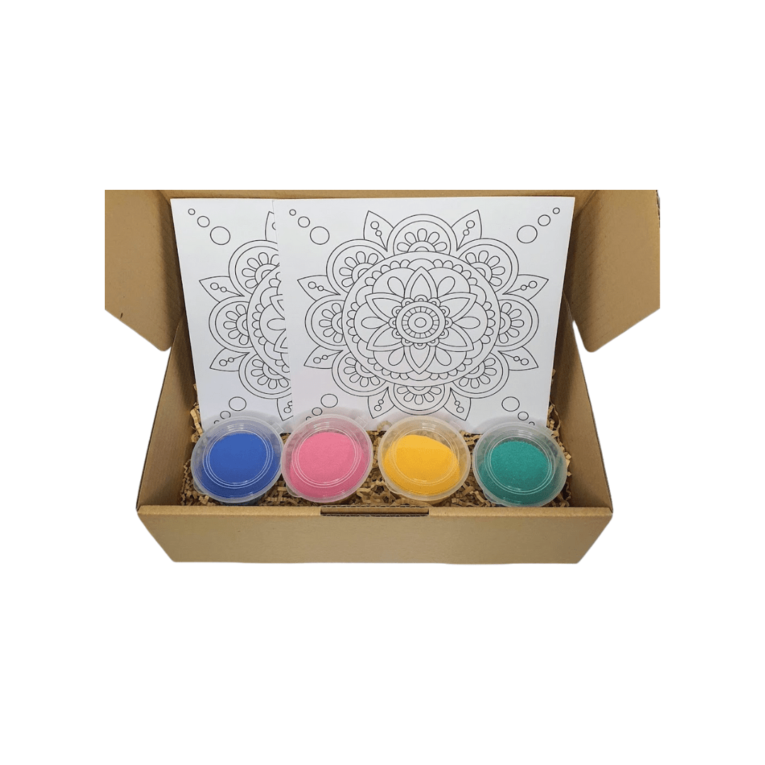 The Mandala assists in healing. We are guided to choose the right 4 colours that will assist in your creative and unique art. 