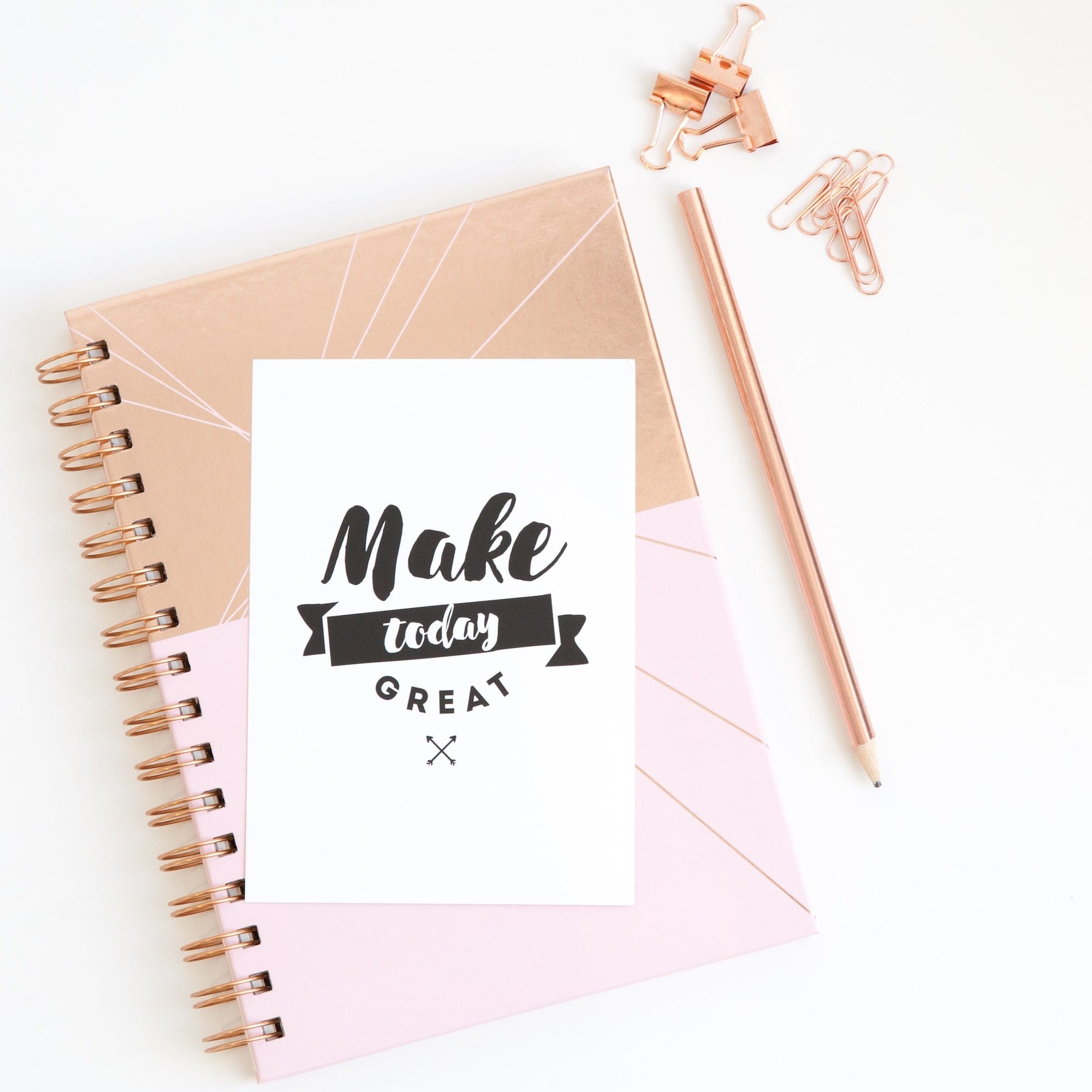 Make today great and journal your thoughts, feelings or things you are greatful for. 