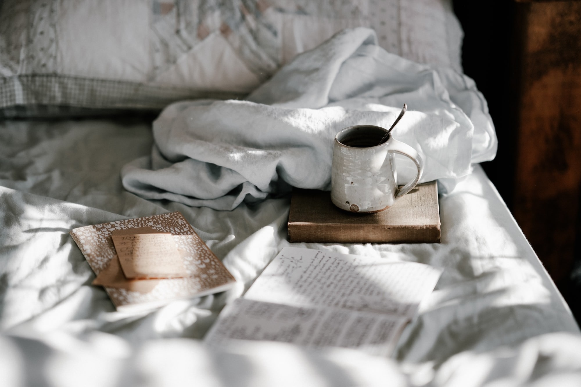 A good book, a nice cuppa and warm bed with lots of blankets. 